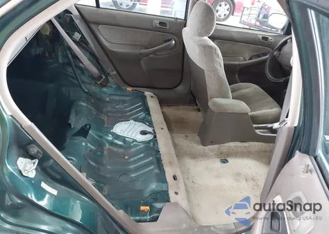 2000 Honda Civic Lx из США, поврежденный, VIN 1HGEJ6671YL024815